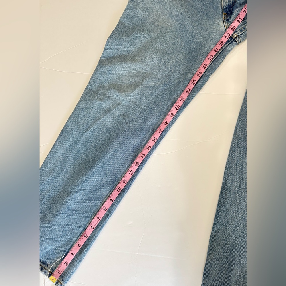 Polo Ralph Lauren Jeans 38x30 Straight Leg Light Wash Distressed Mens - Picture 9 of 9